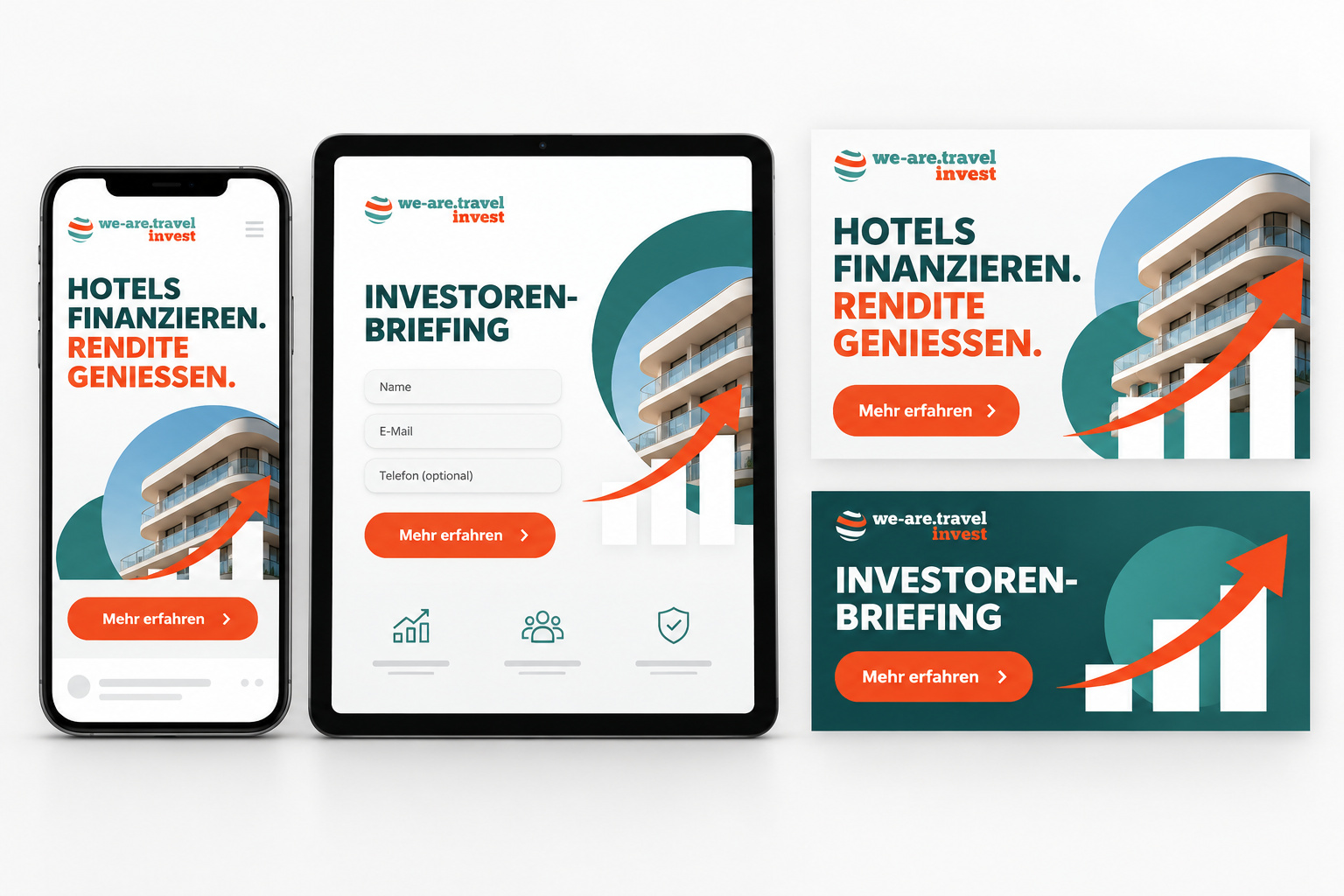WE-ARE.TRAVEL INVEST – Leadgenerierung und Campaigning