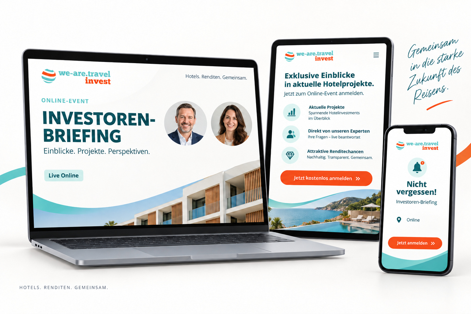 WE-ARE.TRAVEL INVEST – Online-Event