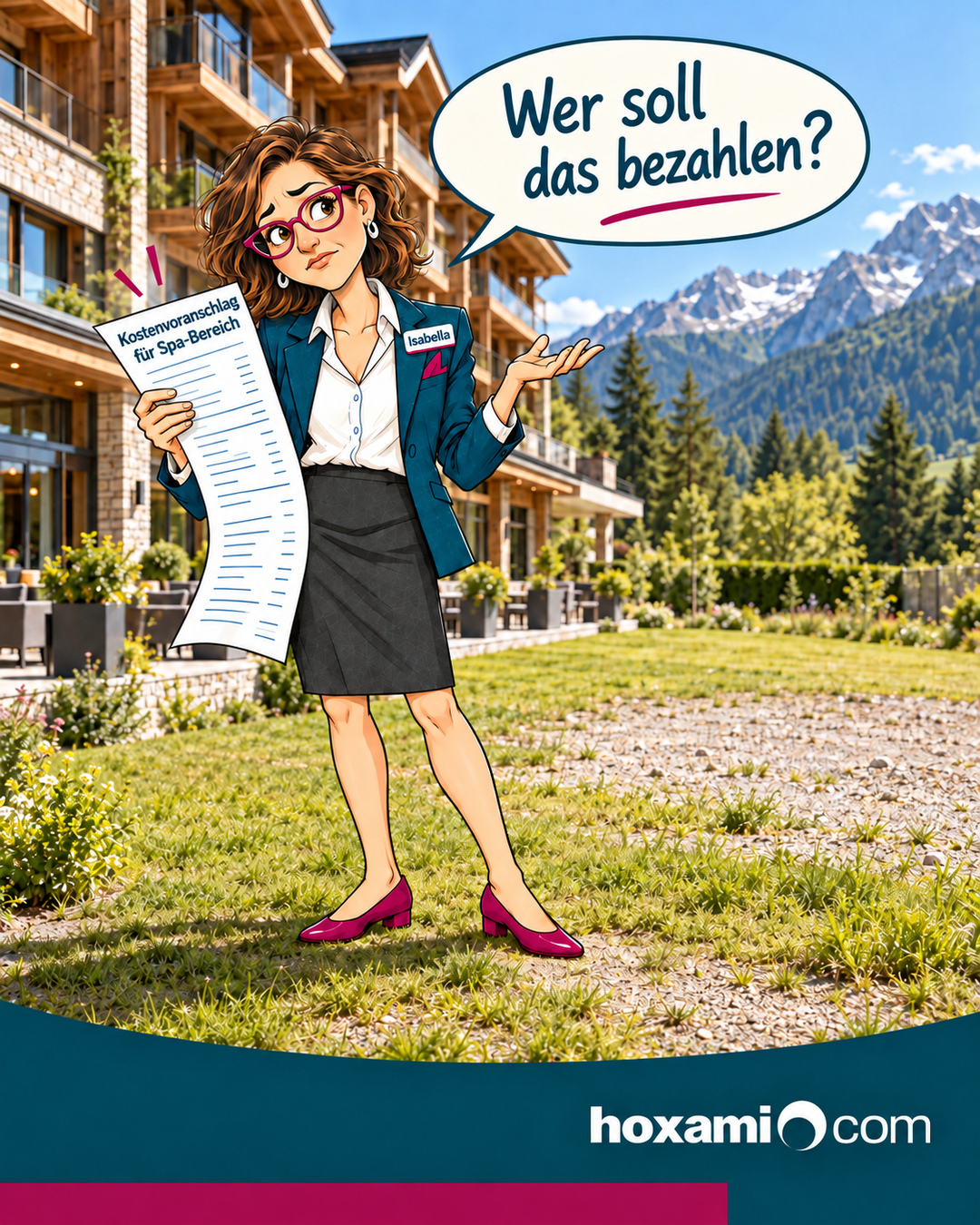 hoxami: Isabella hält die Rechnung für ein neues Spa vor dem Hotel – Wer soll das bezahlen?