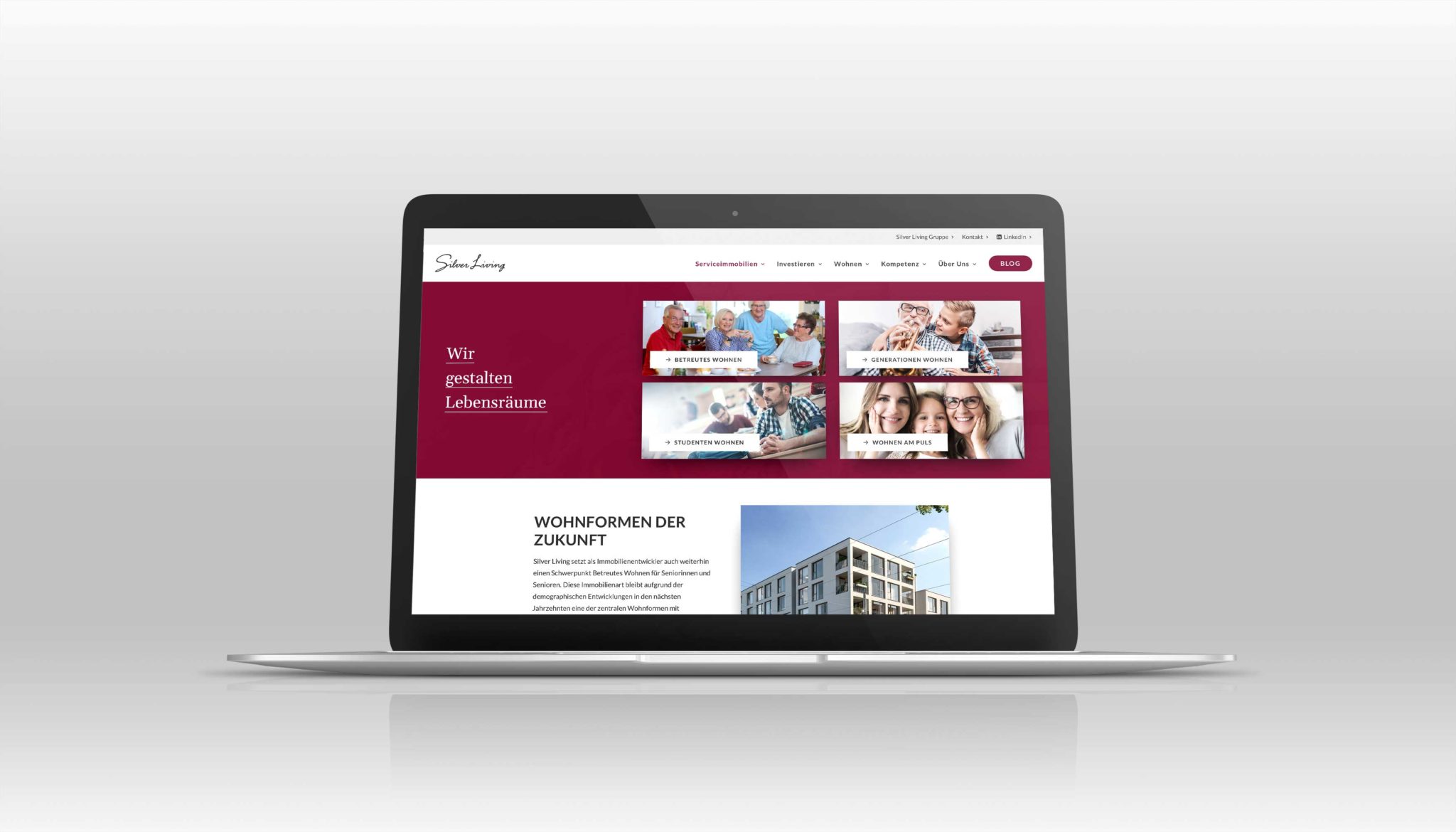 Silver Living – Projektmotiv