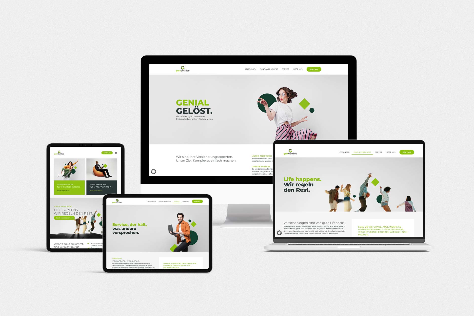 Gert Gottlieb – Website auf mehreren Endgeräten