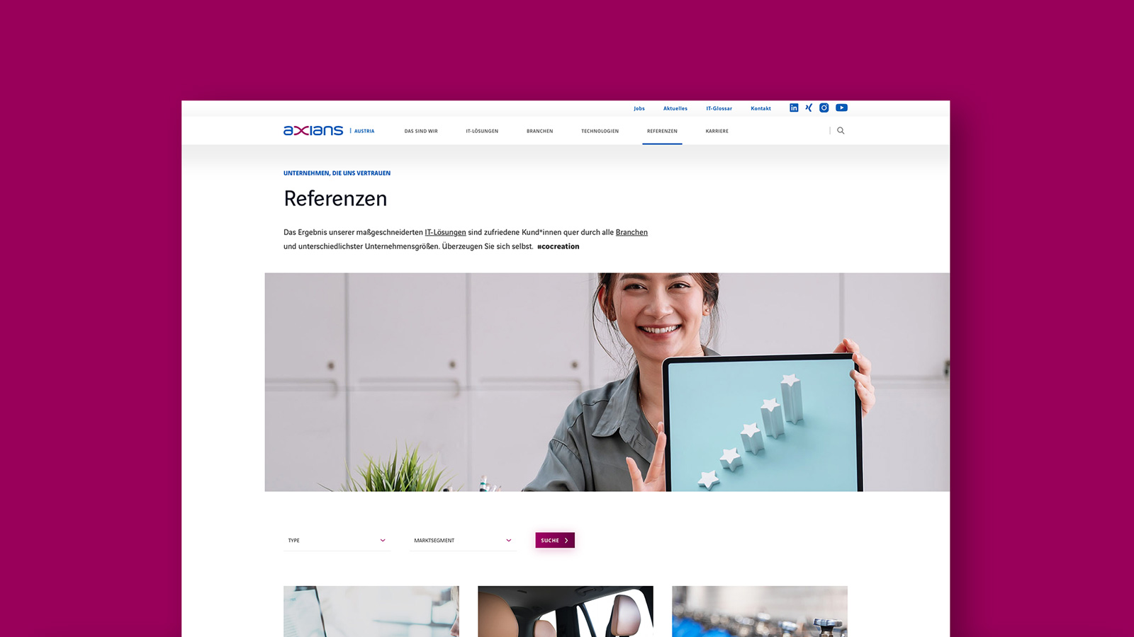 Axians – Projektmotiv